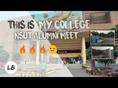 NSUT Alumni Meet and Quick Look 🔥🔥 - YouTube