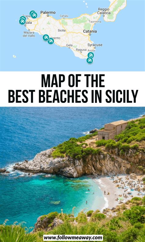 12 Beautiful Beaches In Sicily + Map To Find Them - Follow Me Away