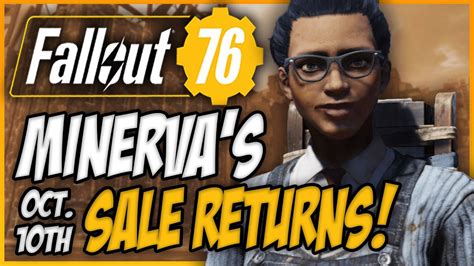 Fallout 76 Minerva Sale Location | October 10th - 12th - YouTube