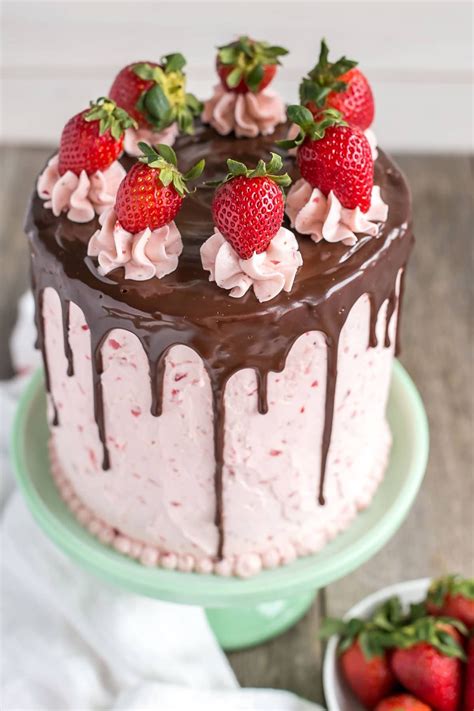 Chocolate Strawberry Cake | Chocolate strawberry cake, Strawberry ...