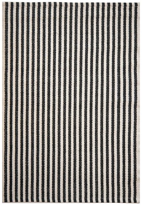 Chester Black/White Stripe Hand-Woven Eco Cotton Washable Rug- 2'x3' | Cotton rug, Washable rugs ...