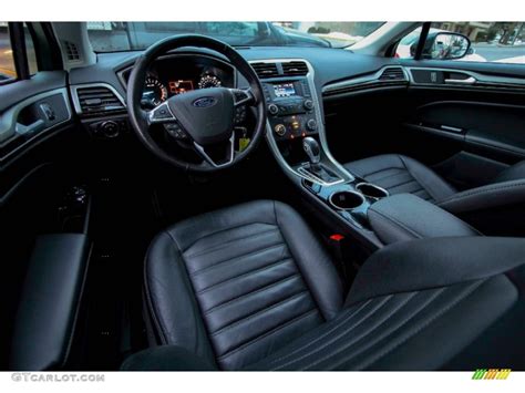 Charcoal Black Interior 2013 Ford Fusion SE 1.6 EcoBoost Photo #90180841 | GTCarLot.com