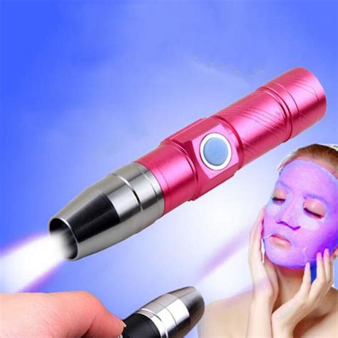 UV Light Rechargeable Lamp LED Flashlight 3 Mode 365nm Ultraviolet Mini UV LED Fluorescent Jade ...