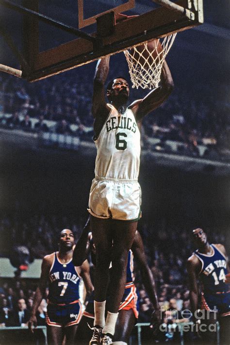 Boston Celtics - Bill Russell #6 by Dick Raphael