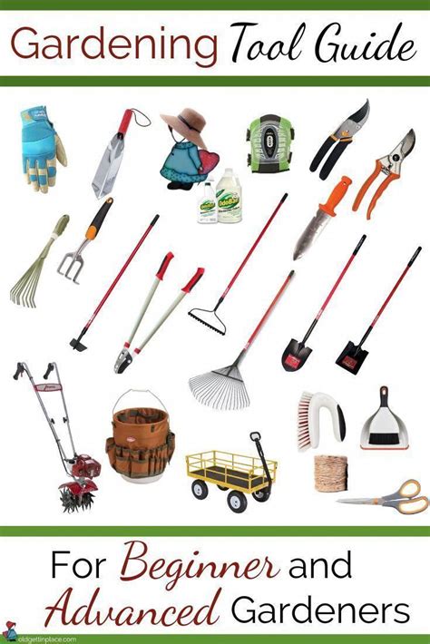 Gardening tool guide for beginner gardeners and advanced gardeners ...