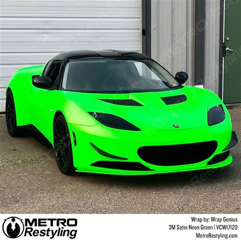 Satin Neon Green - 3M | Metro Restyling