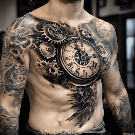 66 Clock Tattoo Ideas Created With AI | artAIstry