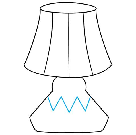 How to Draw a Lamp - Really Easy Drawing Tutorial