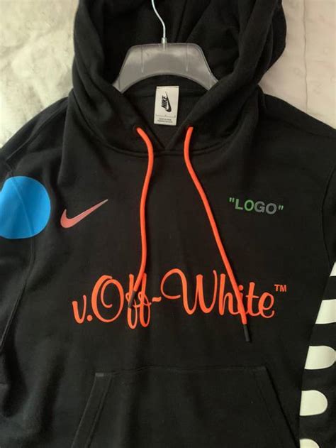 Nike Off White Nike Hoodie Large | Grailed