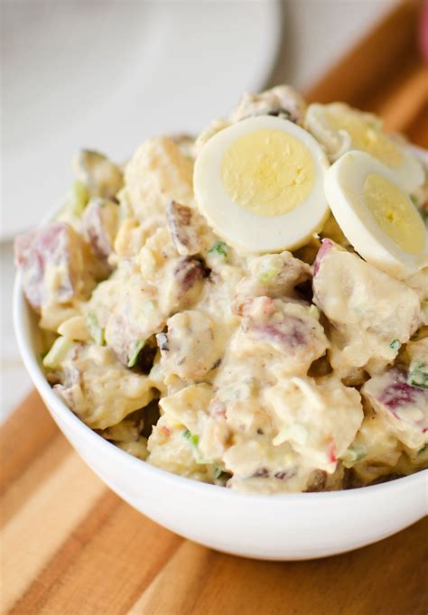 Roasted Garlic & Red Skin Potato Salad | Recipe | Red skin potato salad, Potatoe salad recipe ...