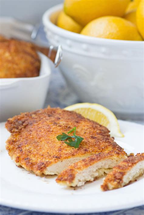 Panko Parmesan Crusted Lemon Chicken - Queen of My Kitchen