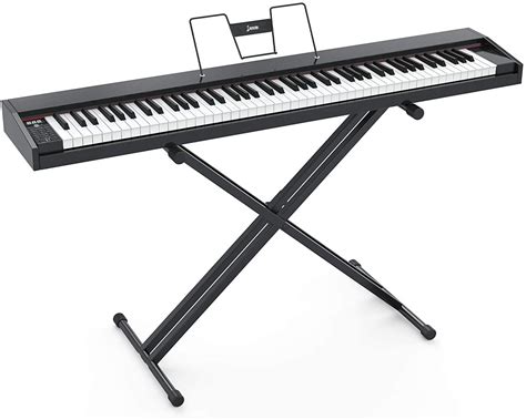 LAGRIMA LAG-600 Full Size Key Portable Digital Piano, 88 Key Electric ...