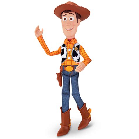 Disney Pixar Toy Story Sheriff Woody Deluxe Pull-String Talking Action ...