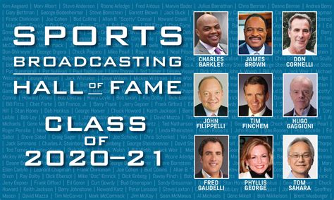 Sports Broadcasting Hall of Fame Ceremony Returns to NYC to Induct Nine Industry Legends on ...