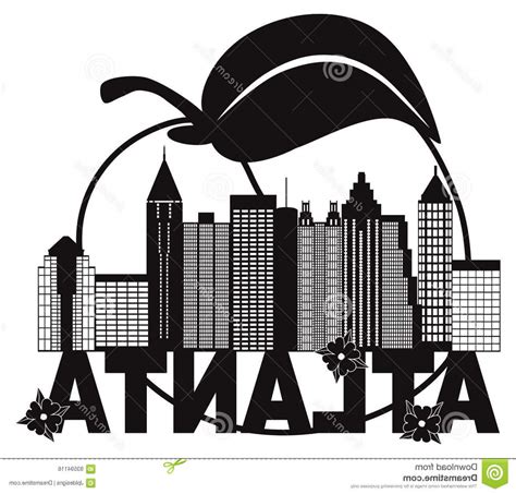 Atlanta Skyline Vector at Vectorified.com | Collection of Atlanta ...