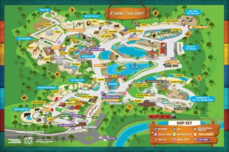 Central Florida Zoo Map | Wells Printable Map