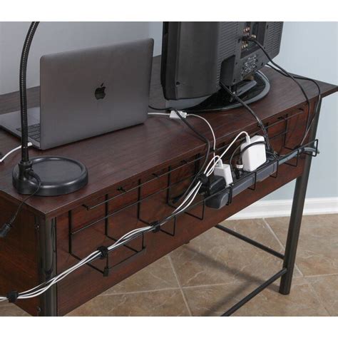 Newton Supply Wire Tray Desk Cable Organizer in 2021 | Desk cable organizer, Cable management ...