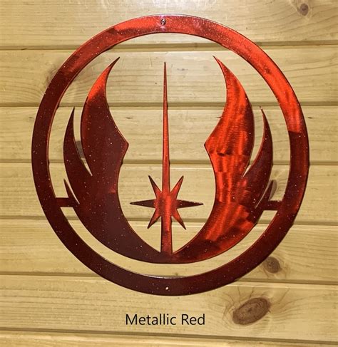 Star Wars Jedi Order Insignia / Emblem Metal Wall Art Decor | Etsy