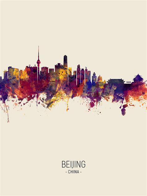 Beijing China Skyline Photograph by Michael Tompsett - Fine Art America