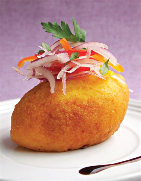 Papa Rellena—Stuffed Potato from Peruvian Kitchen by Morena Cuadra