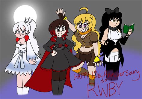 RWBY - 10th Anniversary by LewisDaviesPictures on DeviantArt