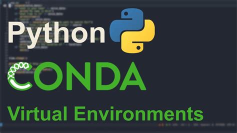 Creating A Python 3.9 Environment With Conda