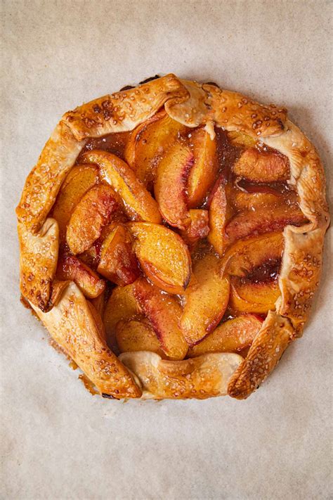 Rustic Peach Galette Recipe - Dinner, then Dessert