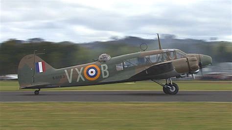 Avro Anson Mk.1 Landing At Ardmore - YouTube