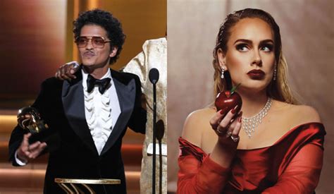 Bruno Mars vs. Adele: Grammys 2023 could end one winning streak - GoldDerby