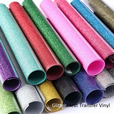 Koncept Plain Heat Transfer Glitter Vinyl 12 inch and 20 inch Roll, For ...