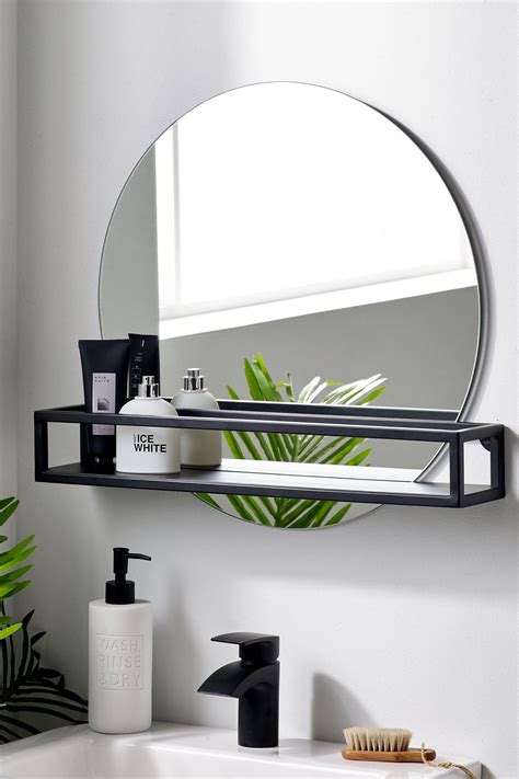 Industrial Bathroom Mirror With Shelf – Bathroom Guide by Jetstwit