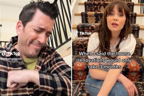 Zooey Deschanel and Jonathan Scott Poke Fun at Their Never-Ending Home Renovation on Tiktok: 'It ...