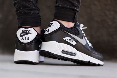 Nike Air Max 90 Premium Mesh White Black - Sneaker Bar Detroit