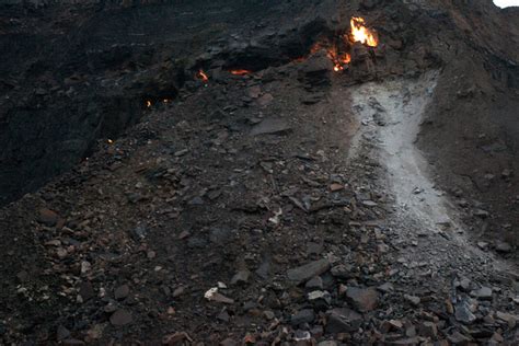 The burning coalfields of Jharia belch poison for local residents