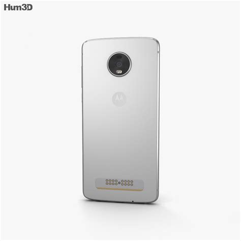 Motorola Moto Z4 Frost White 3D model - Electronics on Hum3D