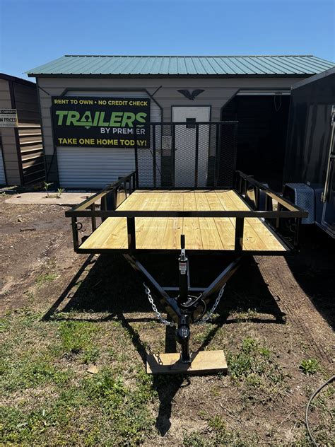 6×12 Utility Trailer | BKB Portable Buildings