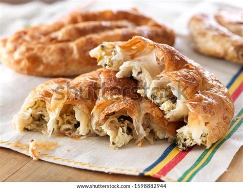 Authentic Burek Spinach Feta Stock Photo 1598882944 | Shutterstock