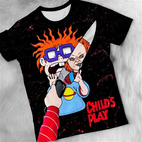 Chucky shirt t shirt top Unisex Warm cool fashion summer | Etsy