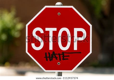 Stop Sign Graffiti Stock Photo 1112937374 | Shutterstock