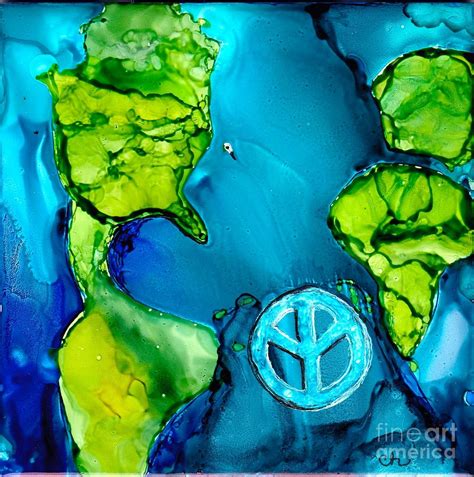 Peace On Earth Painting by Cherrie Havens - Fine Art America