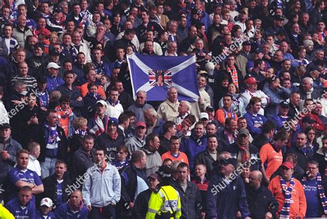 Rangers Fans Inside Ibrox Stadium Flying Editorial Stock Photo - Stock ...