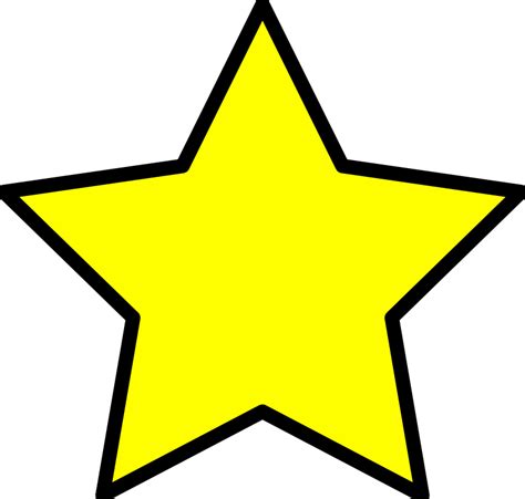 Free clip art "Yellow star" by lpenz