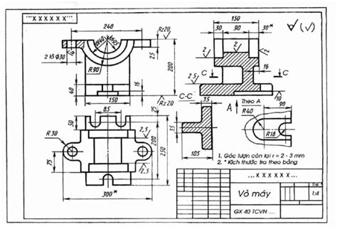 Hướng dẫn Cách ghi kích thước trong bản vẽ kỹ thuật hiệu quả