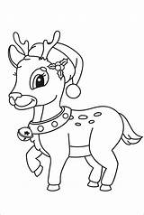 Reindeer Coloring Pages Free Printable sketch template