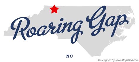 Map of Roaring Gap, NC, North Carolina