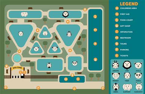 Zoo Map Design on Behance