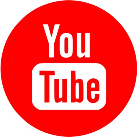 Red youtube 4 icon - Free red site logo icons