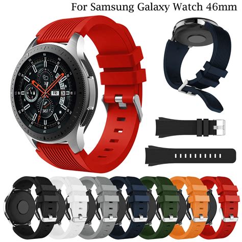 Rubber Wrist Strap for Samsung Gear S3 Frontier/Classic Silicone Watch ...