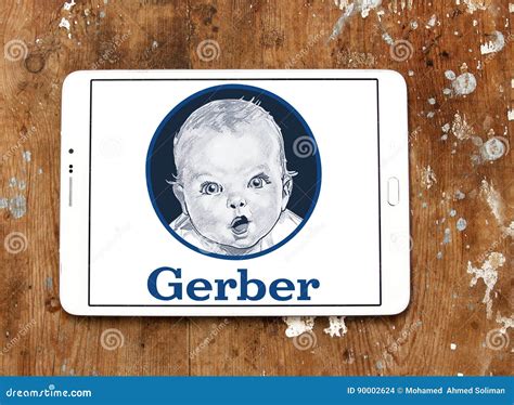 Gerber baby foods logo editorial stock image. Image of babies - 90002624