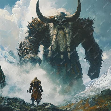 Giant and Jotun mythology showcasing the mythical giants and their role in Norse legends ...